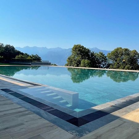 Les Terrasses De Lavaux 1 - Appartement De Luxe Avec Vue Panoramique Et Piscine Puidoux 외부 사진