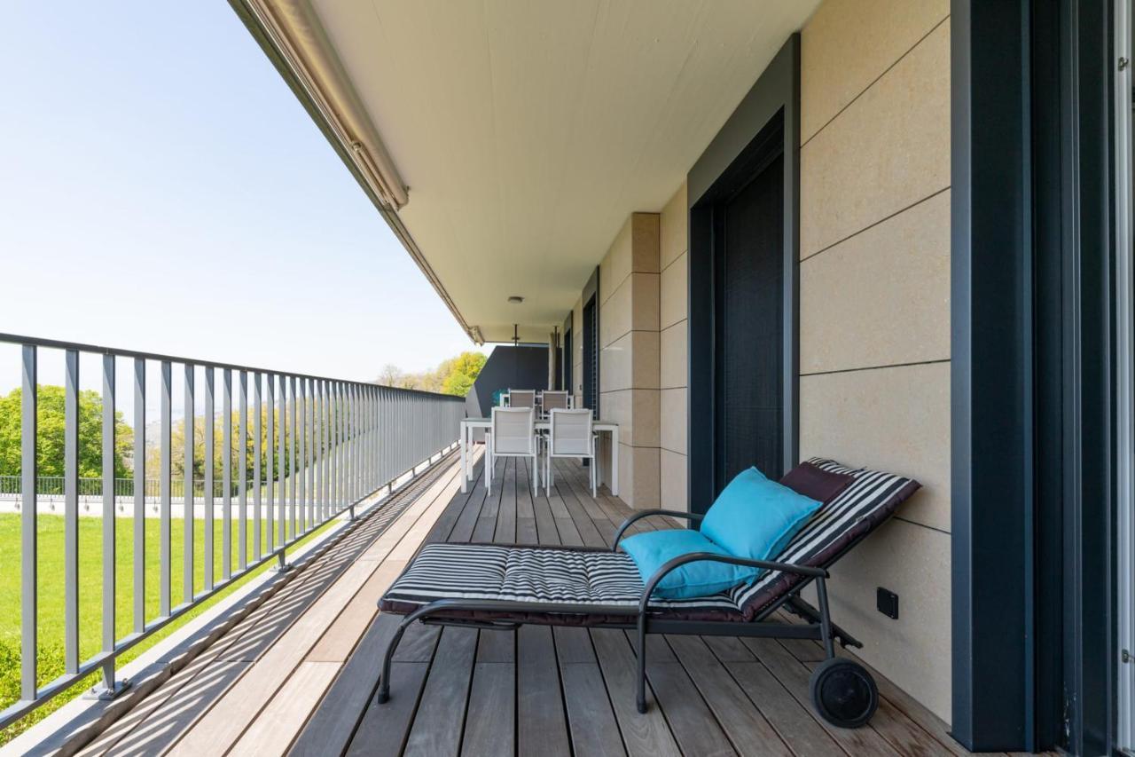 Les Terrasses De Lavaux 1 - Appartement De Luxe Avec Vue Panoramique Et Piscine Puidoux 외부 사진