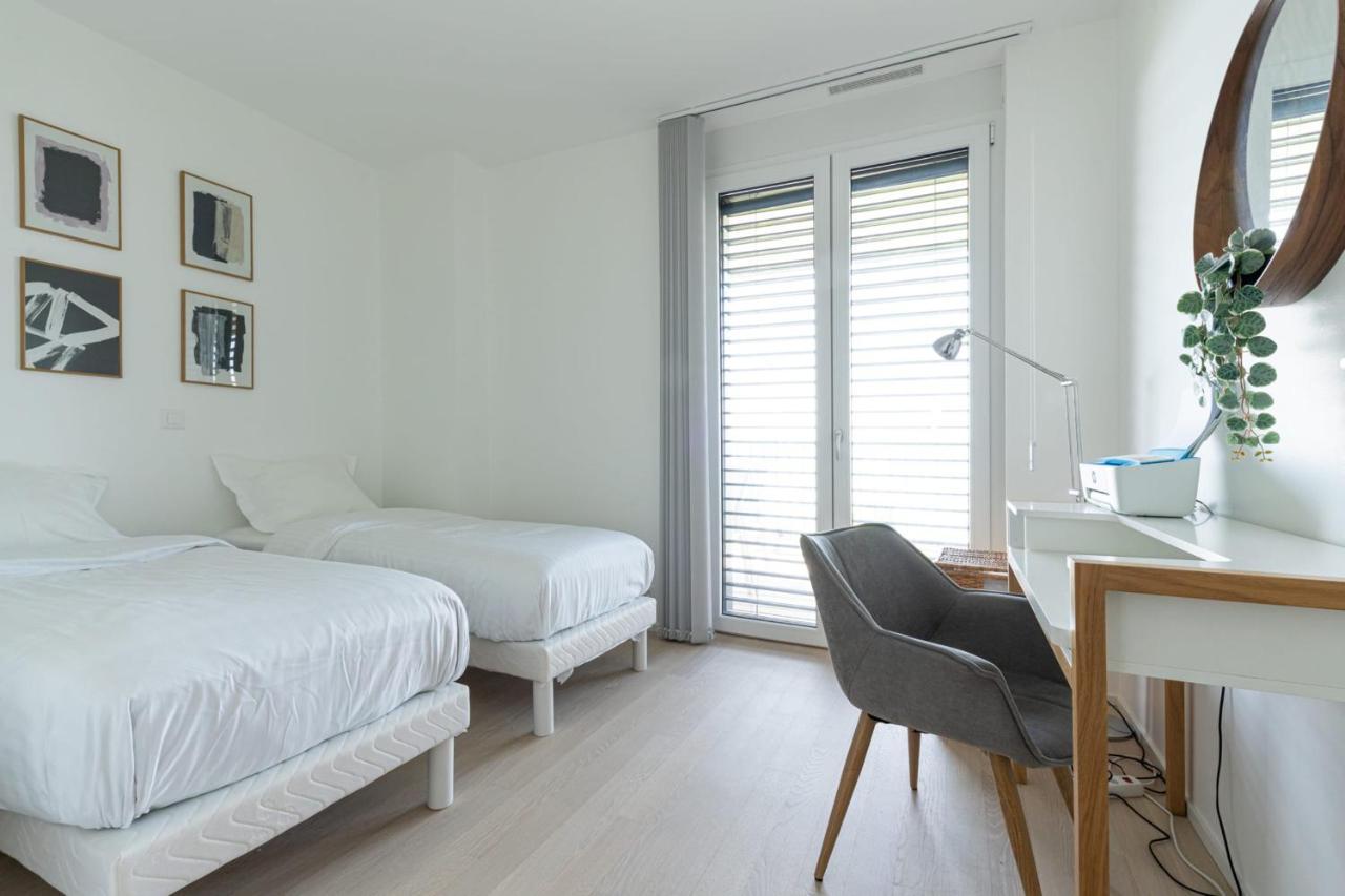 Les Terrasses De Lavaux 1 - Appartement De Luxe Avec Vue Panoramique Et Piscine Puidoux 외부 사진